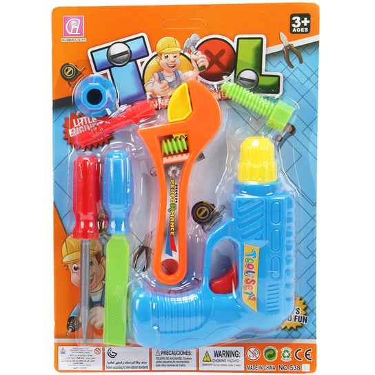Zestaw Narzędzi 7 Elementów Zabawka Dla Dzieci Trifox