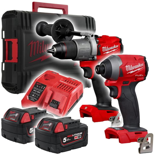 Zestaw narzędzi Milwaukee M18 FPP2A2-502X AKU 18V 4933464268 + 2x5.0Ah Milwaukee