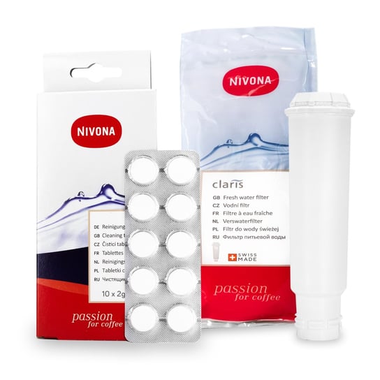 Zestaw NIVONA Filtr NIRF700 NIRF701, NIRT701 Tabletki Czyszczące 10szt Aqualogis