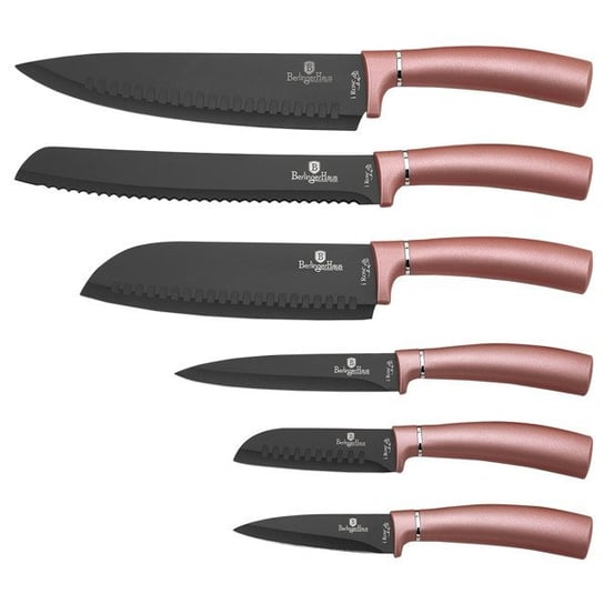 Zestaw noży Berlinger Haus Rose Edition, różowy, 6 elementów Berlinger Haus