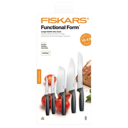 Zestaw noży FISKARS, 5 elementów Fiskars