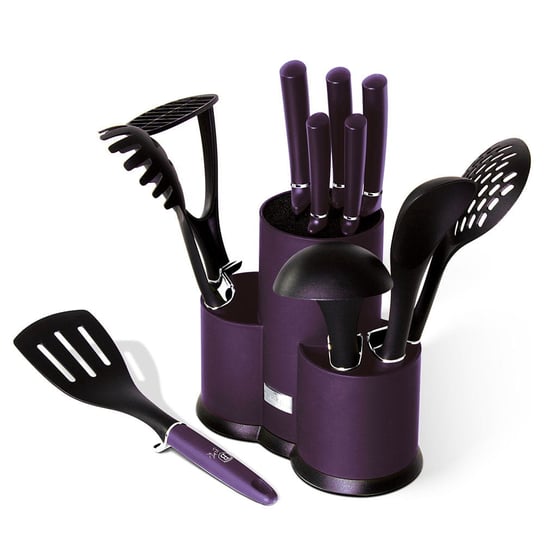 Zestaw noży i przyborów kuchennych 12 ele. BERLINGER HAUS Purple Eclipse BH-6258 Berlinger Haus