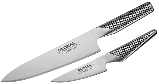 Zestaw noży kuchennych GLOBAL G-2 i GS-1, 20 cm, 11 cm Global