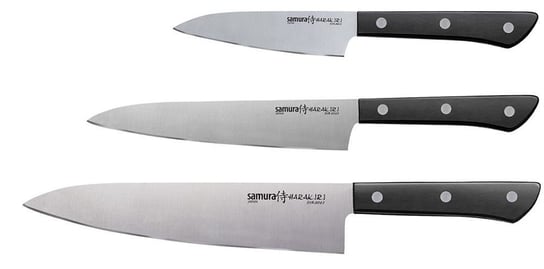 Zestaw noży kuchennych SAMURA Harakiri 0220B, 3 szt. SAMURA
