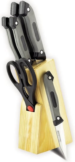 Zestaw noży w drewnianym bloku Maestro MR-1407 7 el. Stal nierdzewna Maestro