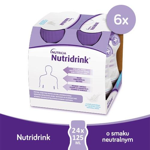 Zestaw Nutridrink neutralny, 24x125ml Nutricia