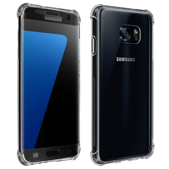 Zestaw ochronny do Samsunga Galaxy S7 Edge Elastyczny pokrowiec i folia ze szkła hartowanego Avizar