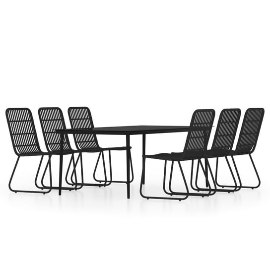 Zestaw ogrodowy stalowy 200x100x74 cm + 6 krzeseł Inna marka