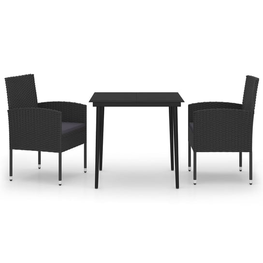 Zestaw ogrodowy - stół, 2 krzesła, poduszki Inna marka