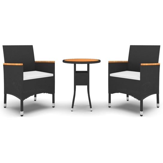 Zestaw ogrodowy - stół + 2 krzesła + poduszki, cza / AAALOE Inna marka