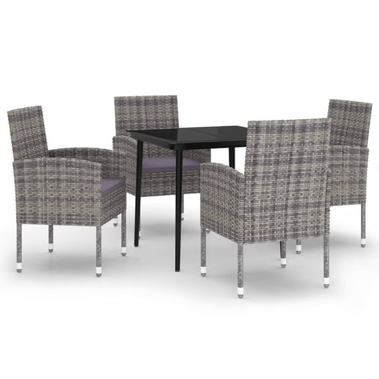 Zestaw ogrodowy - Stół + 4 krzesła + poduszki Inna marka