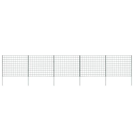 Zestaw ogrodzeniowy 5 paneli z siatką, kolor zielo / AAALOE Inna marka
