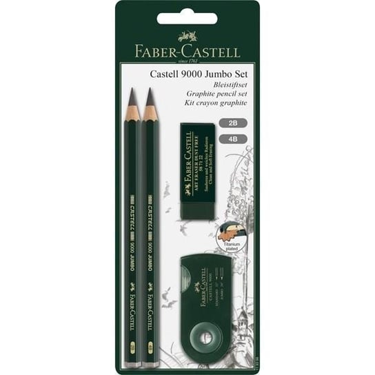 Zestaw ołówków, Castell 9000 Jumbo Faber-Castell