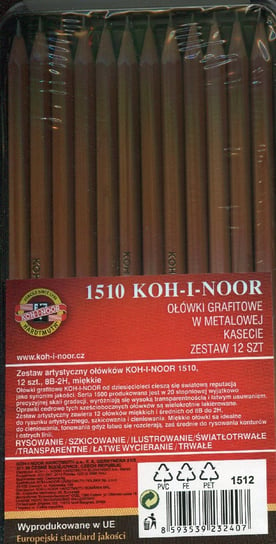 Zestaw ołówków grafitowych, 12 sztuk Koh-I-Noor
