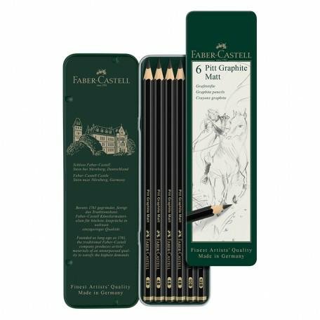Zestaw Ołówków Pitt Graphite Matt 6,Faber-Castell Faber-Castell