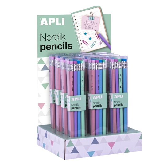 Zestaw ołówków z gumką Nordik Collection Apli Kids - 8 sztuk APLI Kids