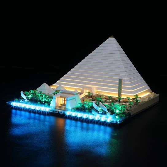 Zestaw oświetlenia LED do Lego Architecture Piramida Cheopsa 21058 Brick Expert
