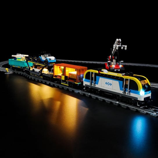 Zestaw oświetlenia LED do Lego Lego CITY Pociąg towarowy 60336 Brick Expert