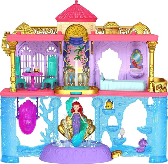Zestaw Pałac Arielki + Lalka Disney Princess Mattel