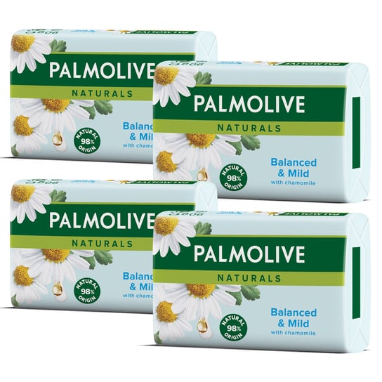 Zestaw PALMOLIVE mydło w kostce kojące WITAMINA E 4x90 g Palmolive