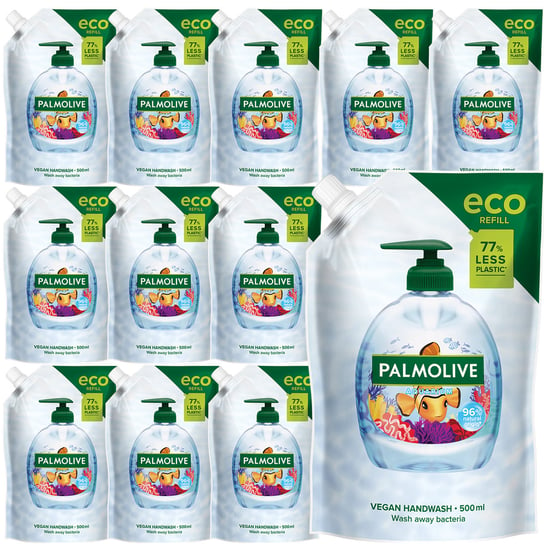 Zestaw PALMOLIVE mydło w płynie dla dzieci ZAPAS 12 x 500 ml Palmolive