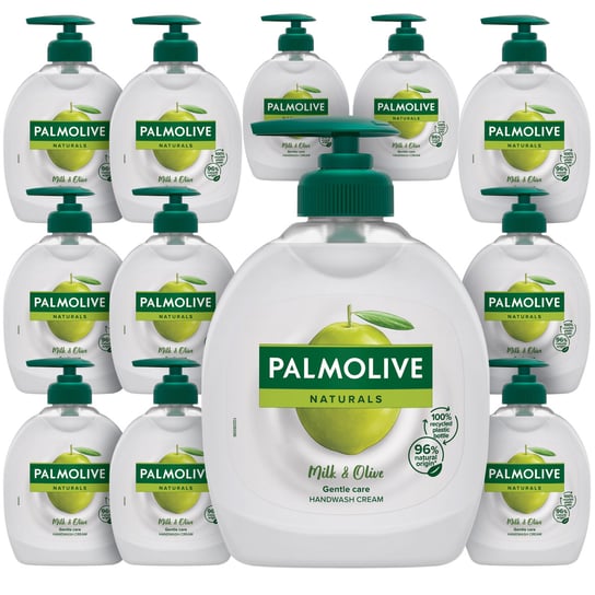 Zestaw PALMOLIVE mydło w płynie OLIVE & MILK 12 x 300 ml Palmolive