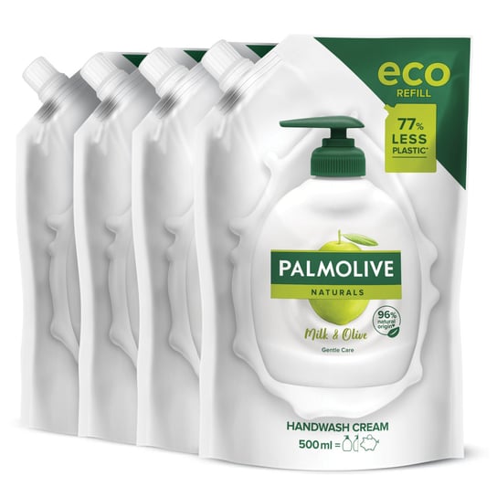 Zestaw PALMOLIVE mydło w płynie OLIVE&MILK ZAPAS 4x500 ml Palmolive