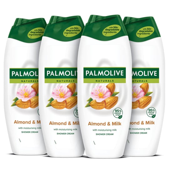 Zestaw PALMOLIVE żel pod prysznic ALMOND & MILK 4 x 500 ml Palmolive
