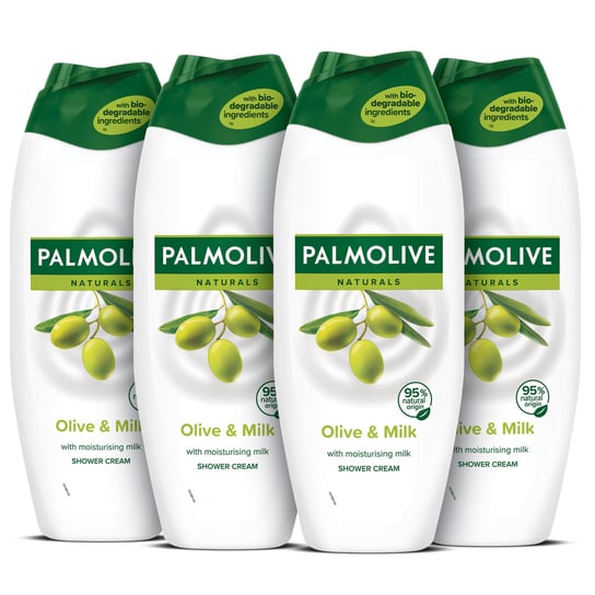 Zestaw PALMOLIVE żel pod prysznic OLIVE & MILK 4x500 ml Palmolive