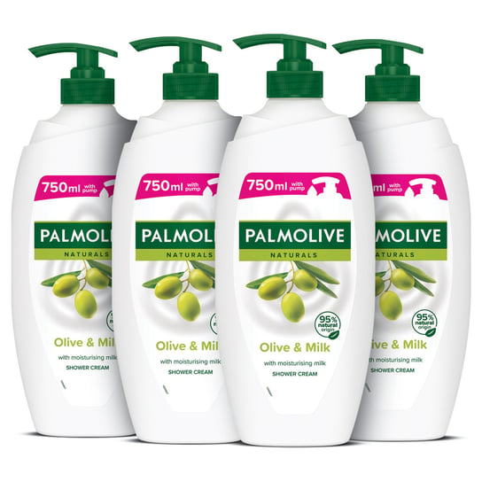 Zestaw PALMOLIVE żel pod prysznic OLIVE & MILK 4x750 ml Palmolive