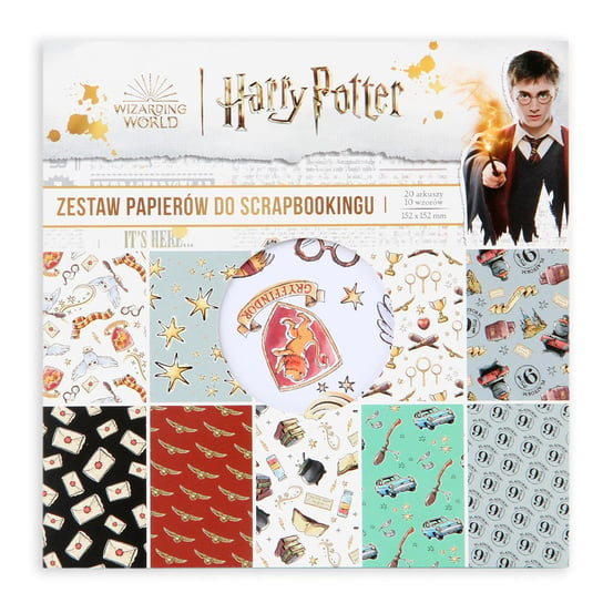 Zestaw Papierów Do Scrapbookingu, Harry Potter: Back to Hogwarts, 20 Arkuszy Empik