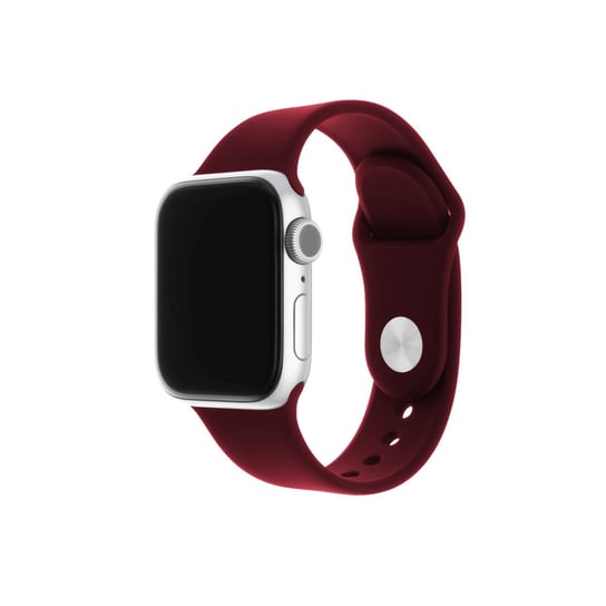Zestaw pasków silikonowych FIXED do Apple Watch 38/40/41 mm, bordowo-czerwony FIXED
