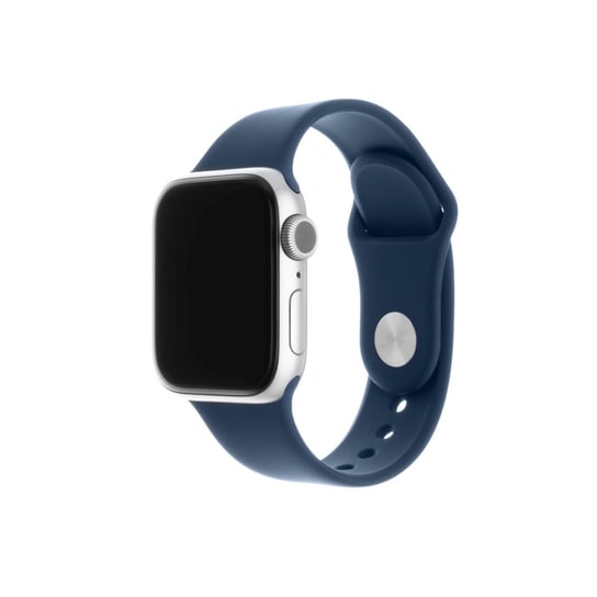 Zestaw pasków silikonowych FIXED do Apple Watch 42/44/45 mm, metaliczny niebieski FIXED