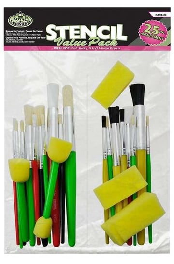 Zestaw Pędzli Stencil Brush Value Pack 25 szt. R&L Inna marka
