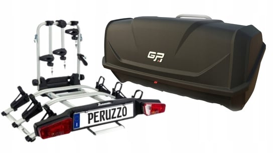 Zestaw Peruzzo GP box oraz bagażnik rowerowy Peruzzo Zephyr Peruzzo
