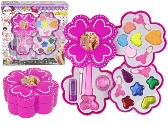 Zestaw Piękności Dla Dzieci  Makijaż Paletka Kwiatuszek Lean Toys