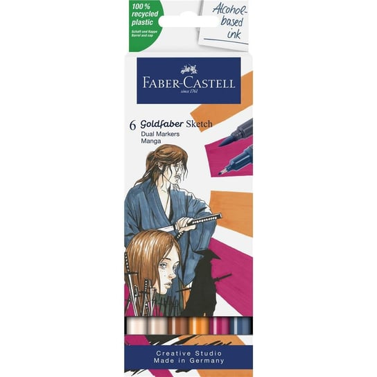 Zestaw pisaków Goldfaber Sketch          Faber-Castell 6 szt. - Manga 6 Faber-Castell