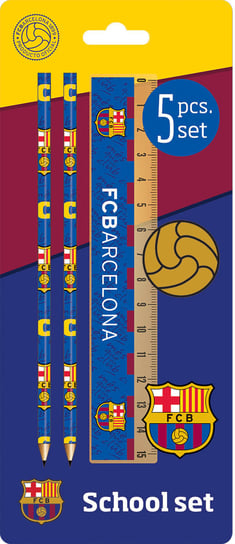 Zestaw piśmienniczy, 5w1 FC Barcelona Eurocom