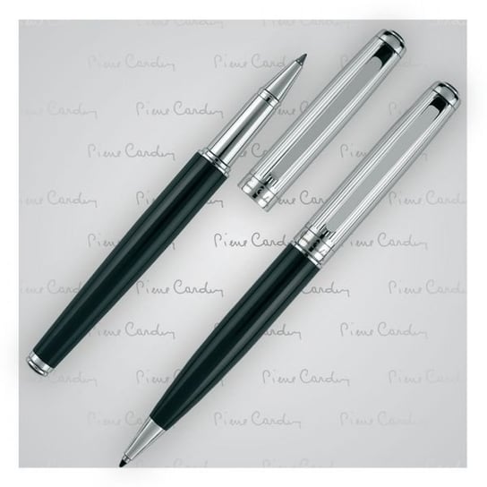 Zestaw piśmienniczy długopis i pióro kulkowe DIDIER Pierre Cardin czarny Inna marka