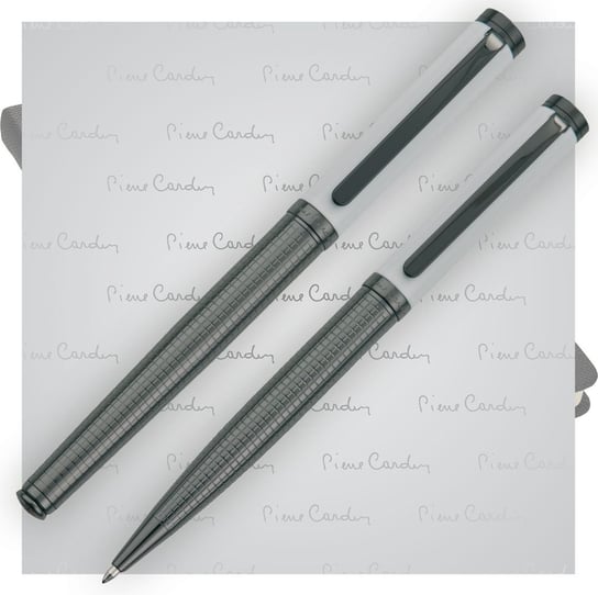 Zestaw piśmienniczy długopis i pióro kulkowe MARIGNY Pierre Cardin biały Inna marka