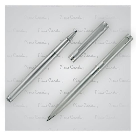 Zestaw piśmienniczy długopis i pióro kulkowe RENEE Pierre Cardin szary Inna marka