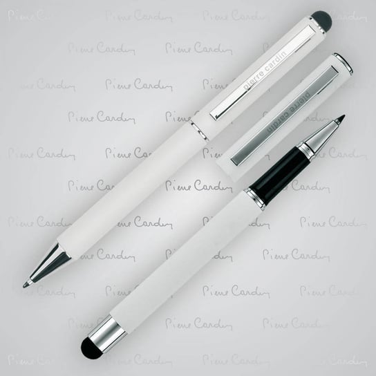 Zestaw piśmienniczy długopis i pióro kulkowe soft touch CLAUDIE Pierre Cardin