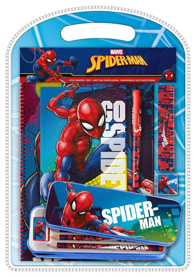 Zestaw Piśmienniczy Spiderman 12 Elementów Mv15909 Kids Euroswan