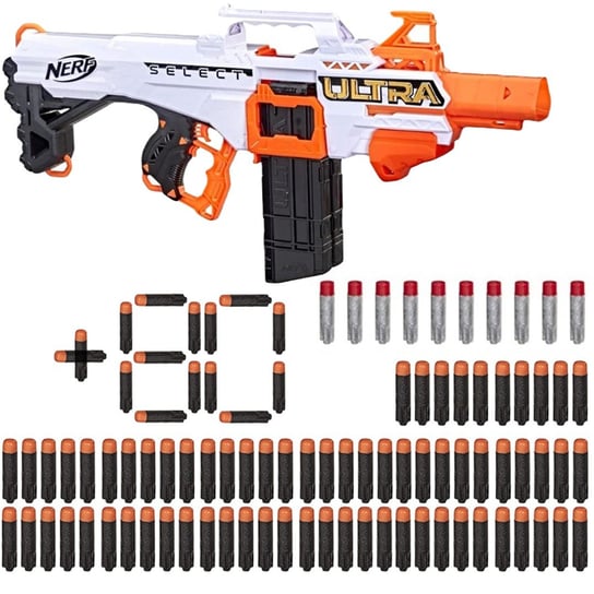Zestaw Pistolet Nerf Ultra Select F0958 + 60 strzałek Nerf Ultra E9431 Hasbro