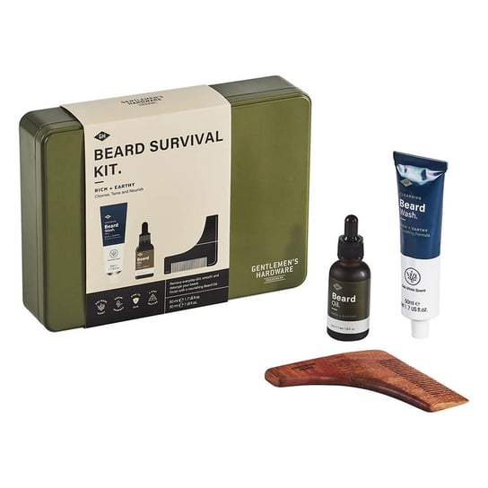 Zestaw podróżny „Beard Survival Kit” | GENTLEMEN’S HARDWARE Inne