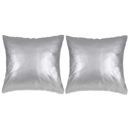 Zestaw poduszek 2-częściowy MWGROUP, srebrny, 60x60 cm vidaXL