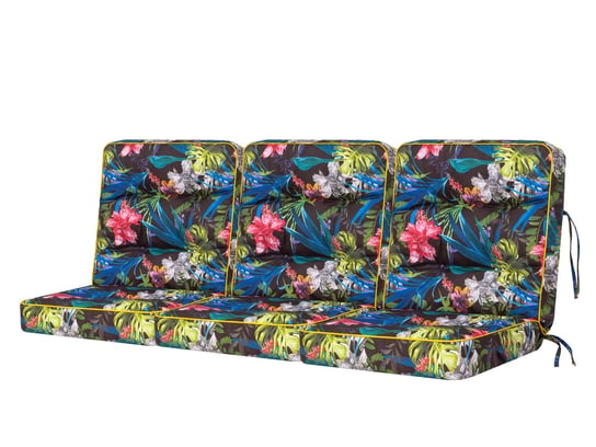 Zestaw poduszek na huśtawkę ogrodową, Venus, Kolorowe Liście, 3 elementy, 50x50 cm HobbyGarden