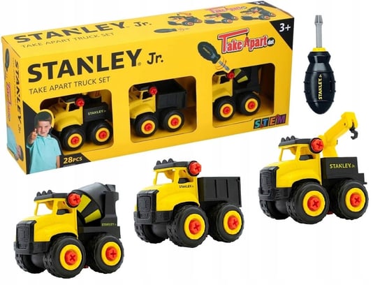 Zestaw Pojazdów Budowlanych Mini Stanley Jr Stem3+ Stanley Jr