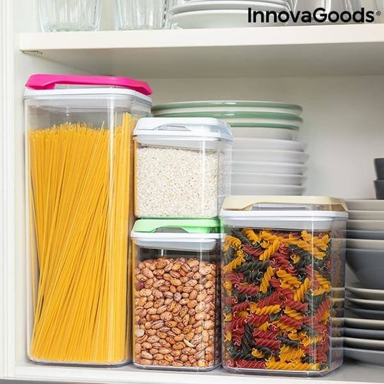 Zestaw pojemników kuchennych InnovaGoods 4 części InnovaGoods