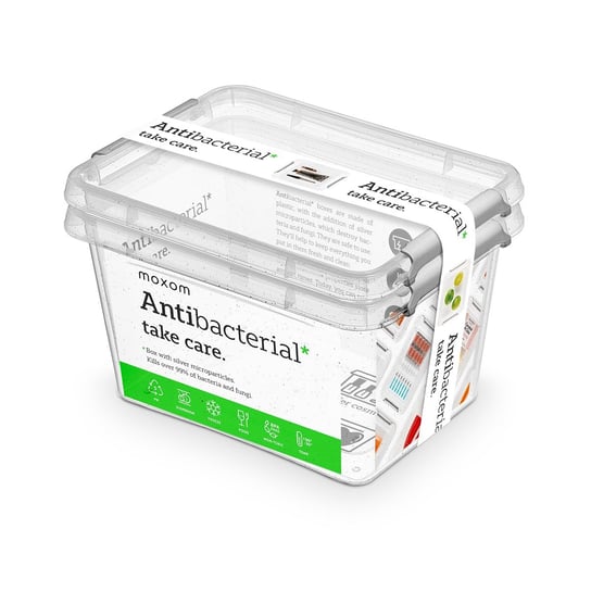 Zestaw pojemników ORPLAST Antibacterial set, 1,6 l, 2 szt. Orplast